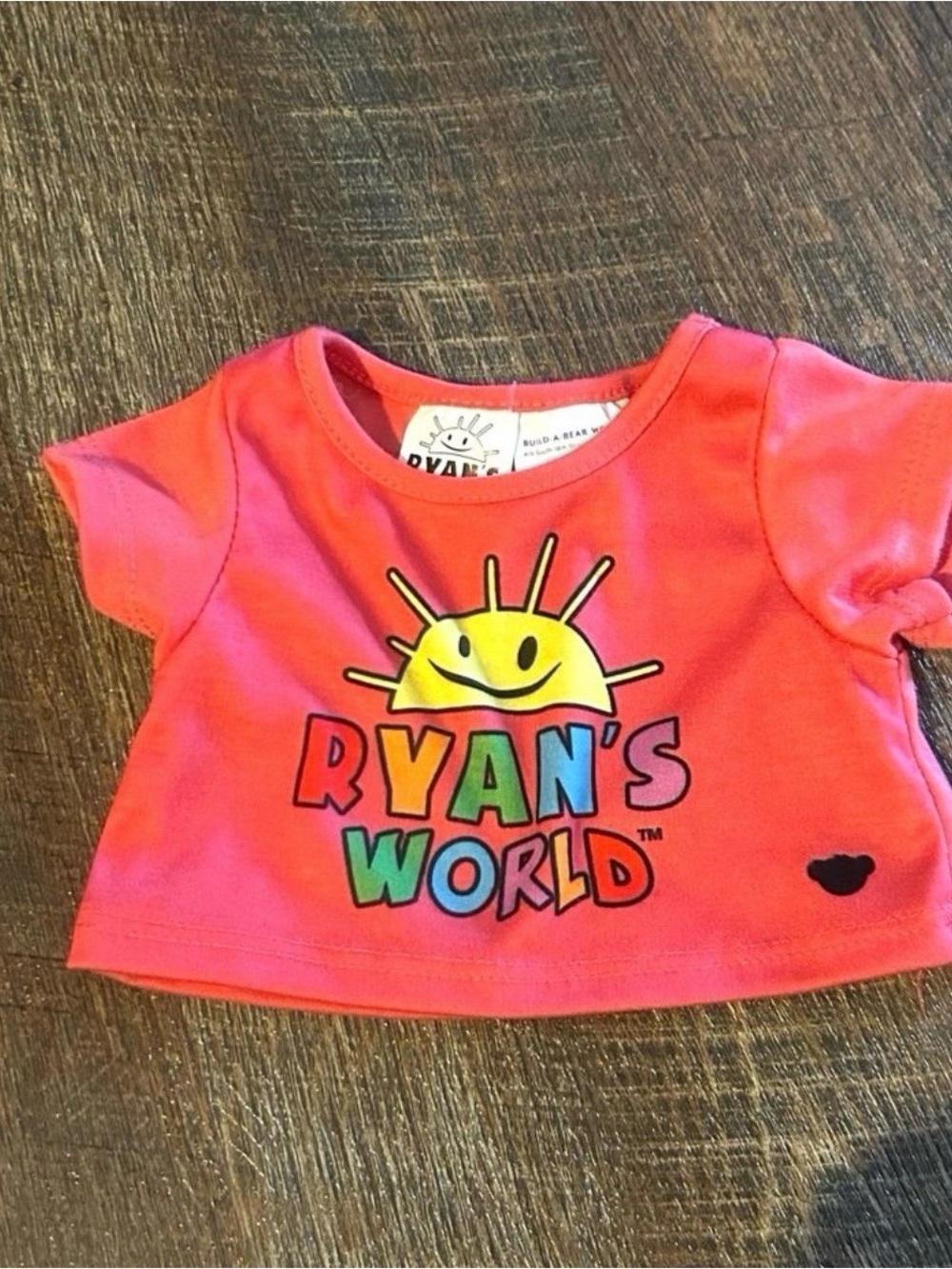 Build-A-Bear Pink Ryan's World Graphic Tee